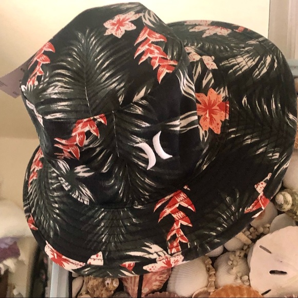 NWT Unisex Hurley Fishing Surfing Beach Bucket Hat - Picture 1 of 6